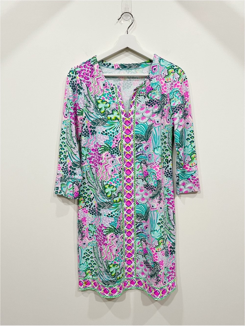 Lilly Pulitzer Chilly Lilly Nadine Dress Banana Split UPF 50+ Small